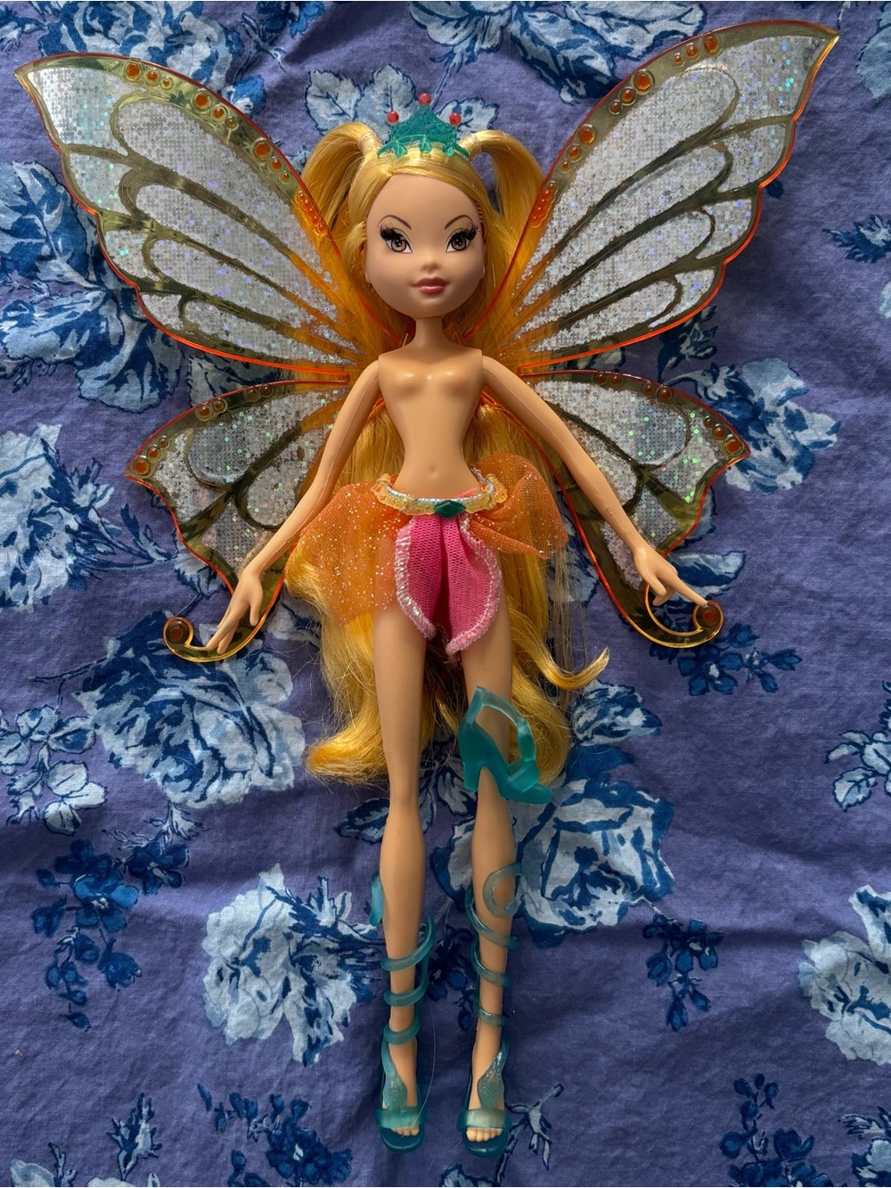 Winx Club Stella Glam Magic Enchantix Fairy Doll Mattel Rainbow 2007 READ